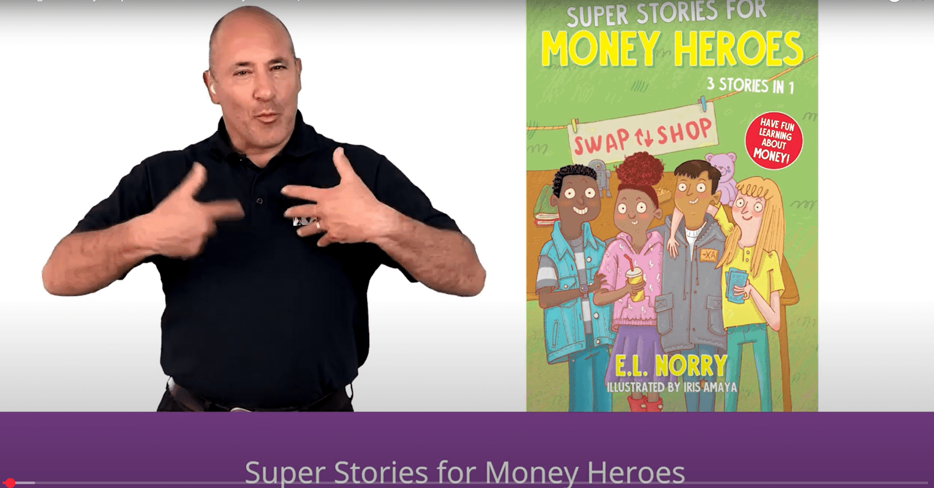 BSL signed story: Super Stories for Money Heroes | Suki and Susannah Save Christmas